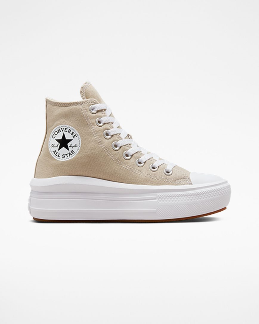 Topanky Na Platforme Converse Chuck Taylor All Star Move Vysoke Damske Siva Biele Siva | SK CZRYL1